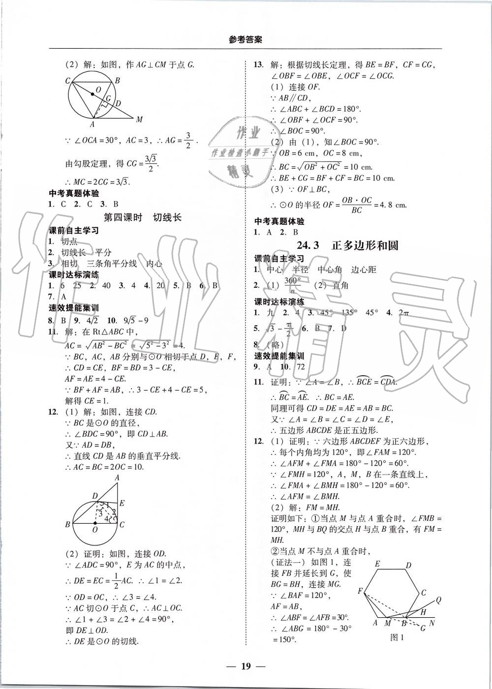 2019年南粤学典学考精练九年级数学全一册人教版 第19页