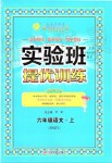 2019年實驗班提優(yōu)訓練六年級語文上冊人教版