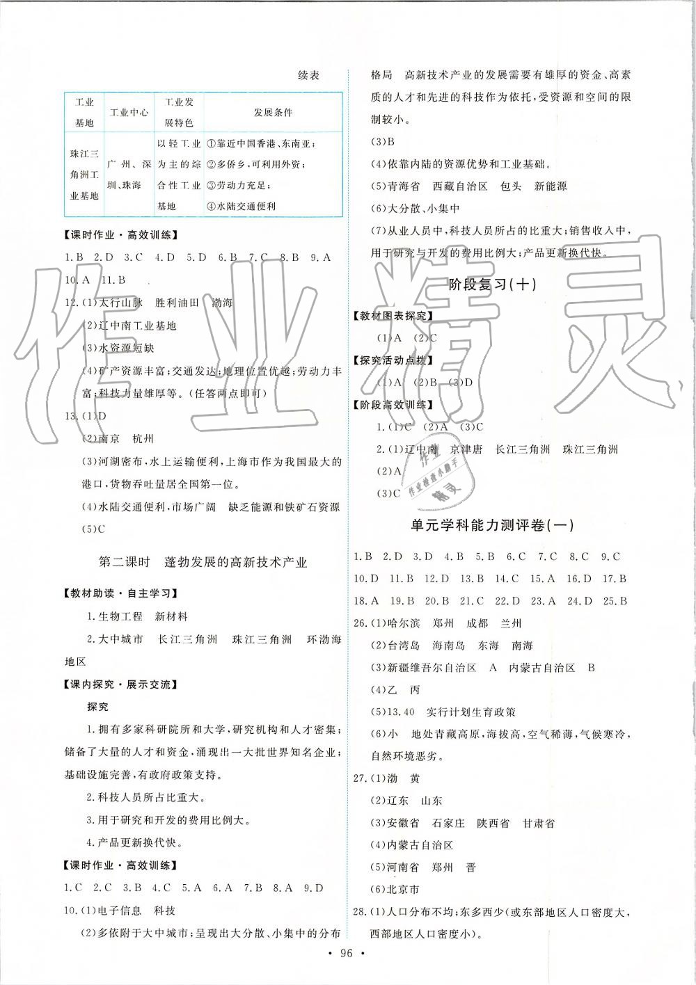 2019年能力培養(yǎng)與測試八年級地理上冊人教版 第14頁