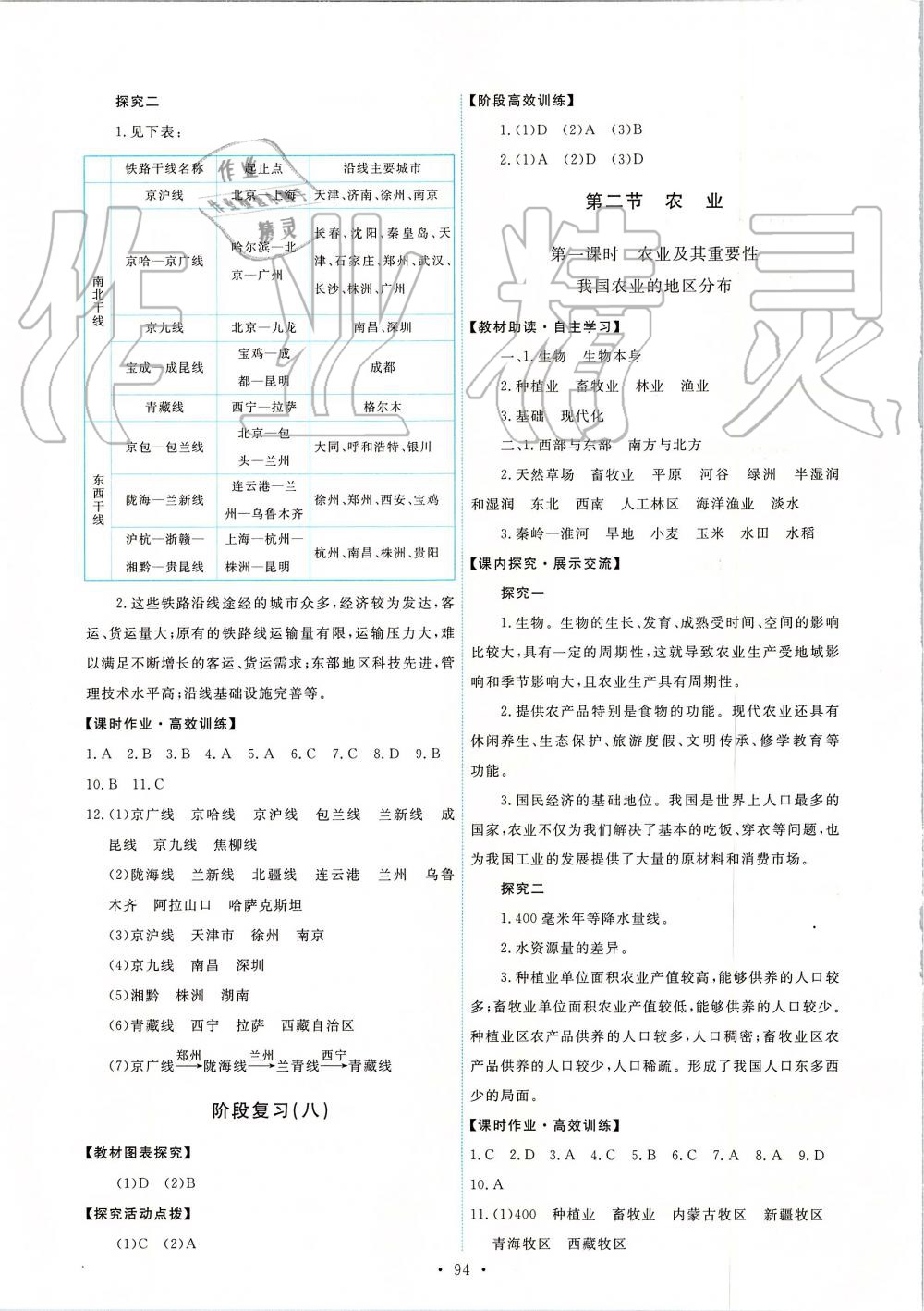 2019年能力培養(yǎng)與測(cè)試八年級(jí)地理上冊(cè)人教版 第12頁(yè)