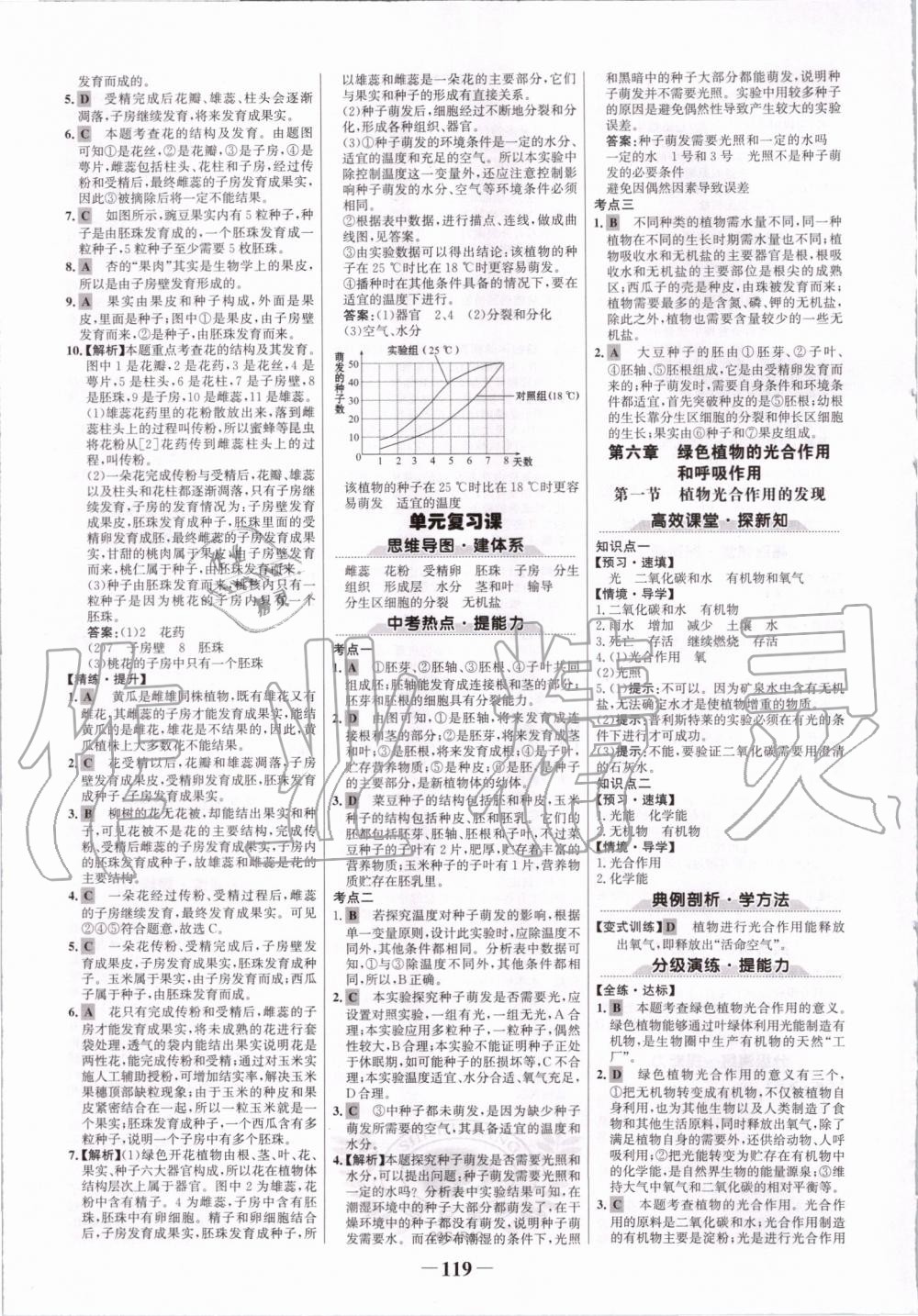 2019年世纪金榜金榜学案七年级生物上册苏教版 第11页