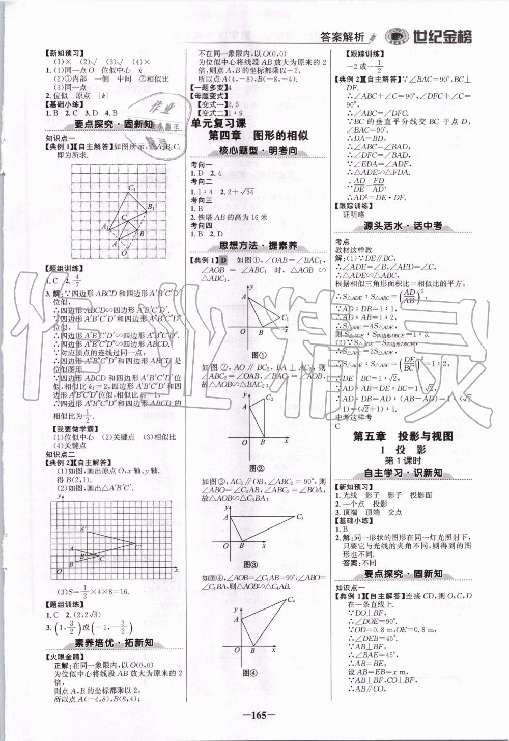 2019年世紀(jì)金榜金榜學(xué)案九年級數(shù)學(xué)上冊北師大版 第8頁