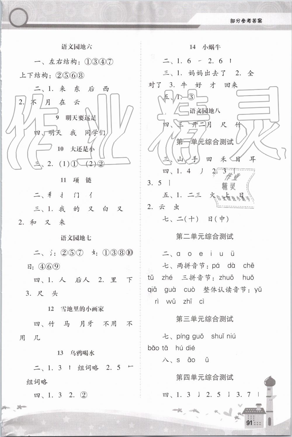 2019年自主與互動學(xué)習(xí)新課程學(xué)習(xí)輔導(dǎo)一年級語文上冊統(tǒng)編版 第3頁