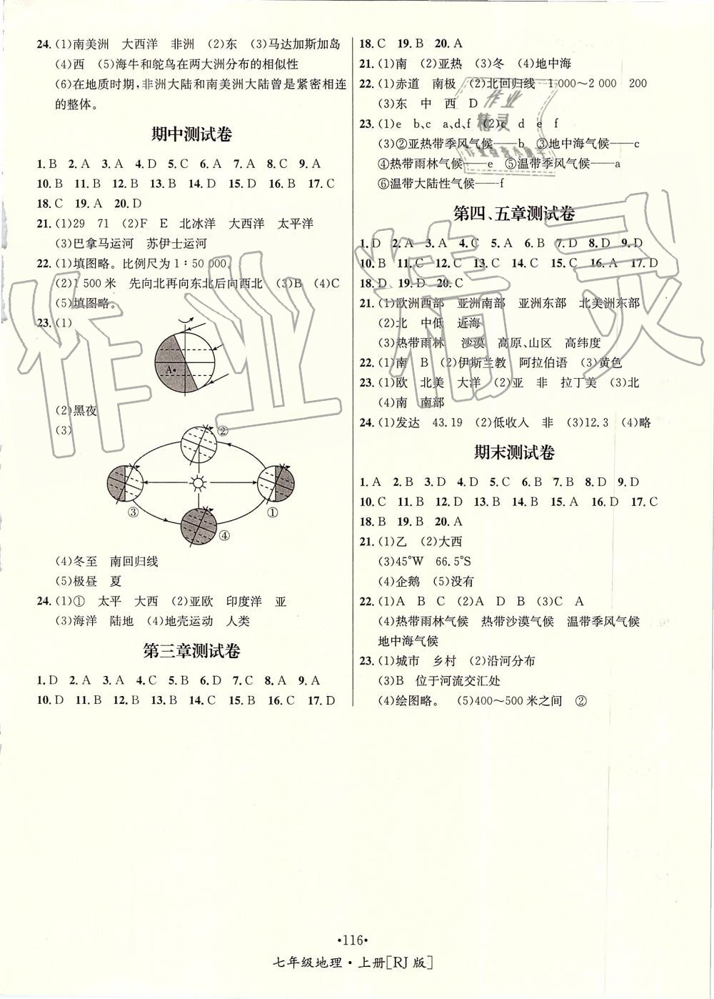 2019年優(yōu)學名師名題七年級地理上冊人教版 第8頁