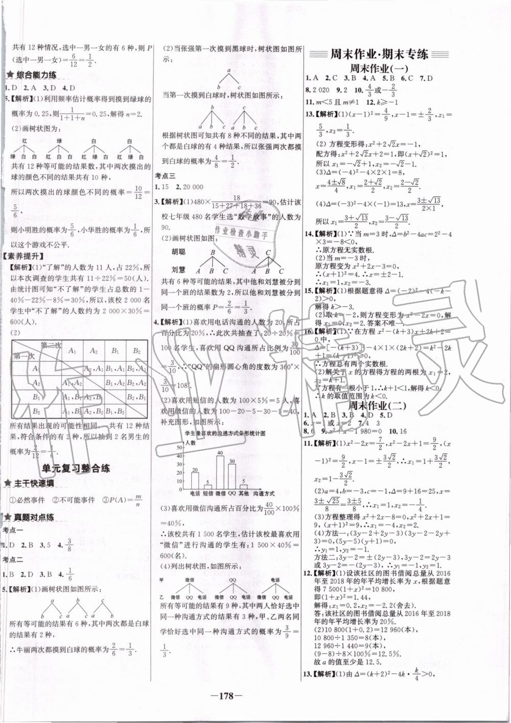 2019年世紀(jì)金榜百練百勝九年級數(shù)學(xué)上冊人教版 第14頁