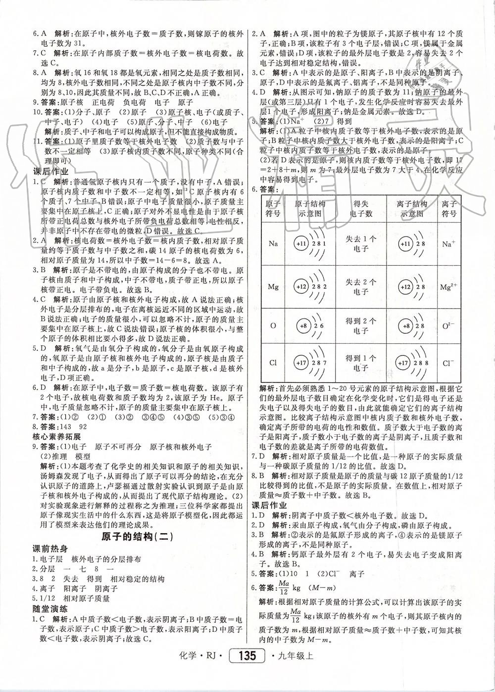 2019年红对勾45分钟作业与单元评估九年级化学上册人教版 第11页