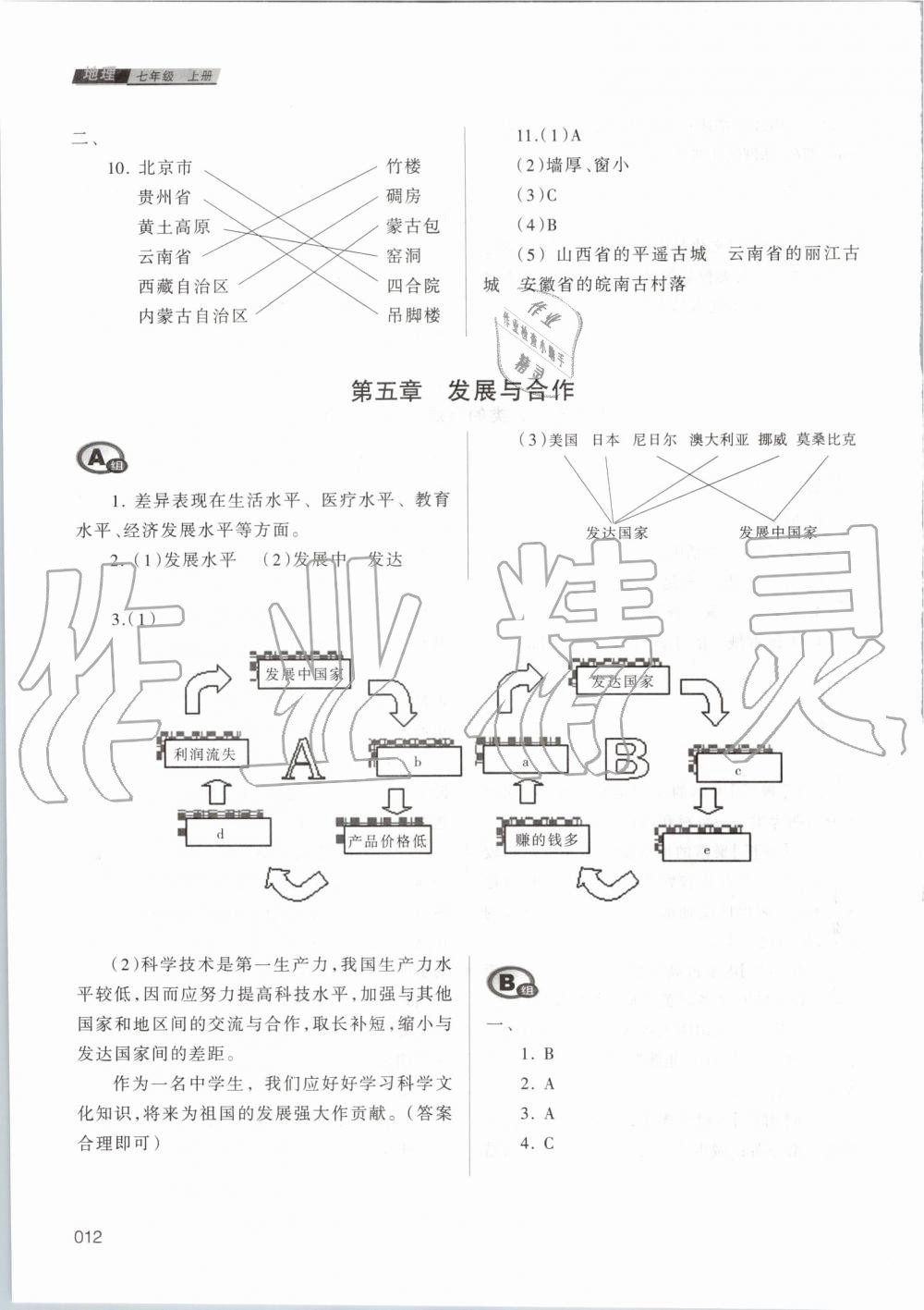 2019年學(xué)習(xí)質(zhì)量監(jiān)測(cè)七年級(jí)地理上冊(cè)人教版 第12頁(yè)