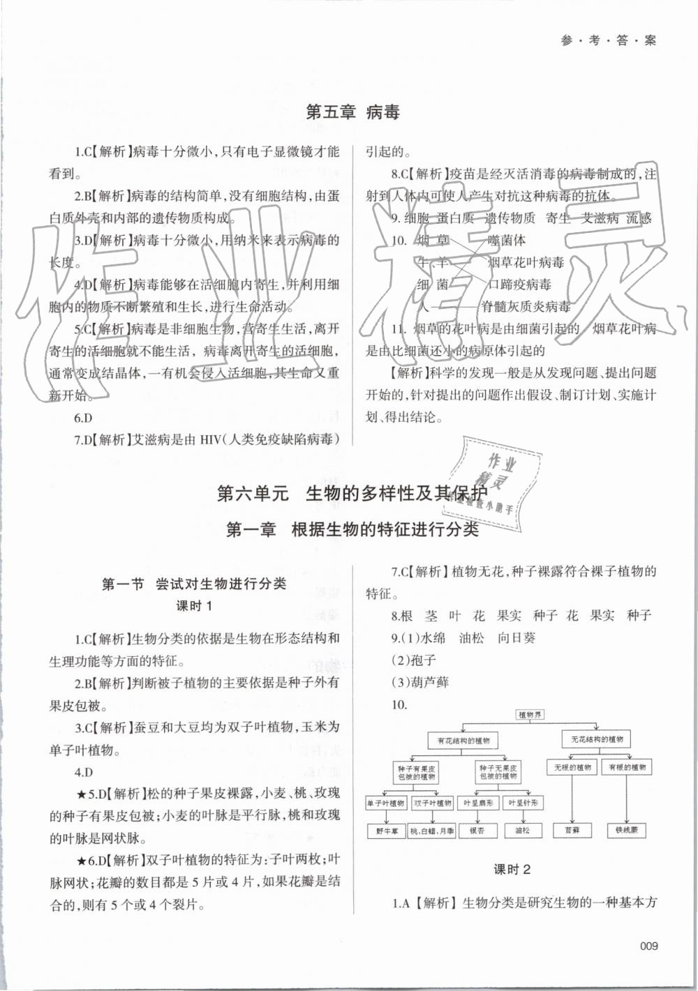 2019年學(xué)習(xí)質(zhì)量監(jiān)測八年級生物學(xué)上冊人教版 第9頁