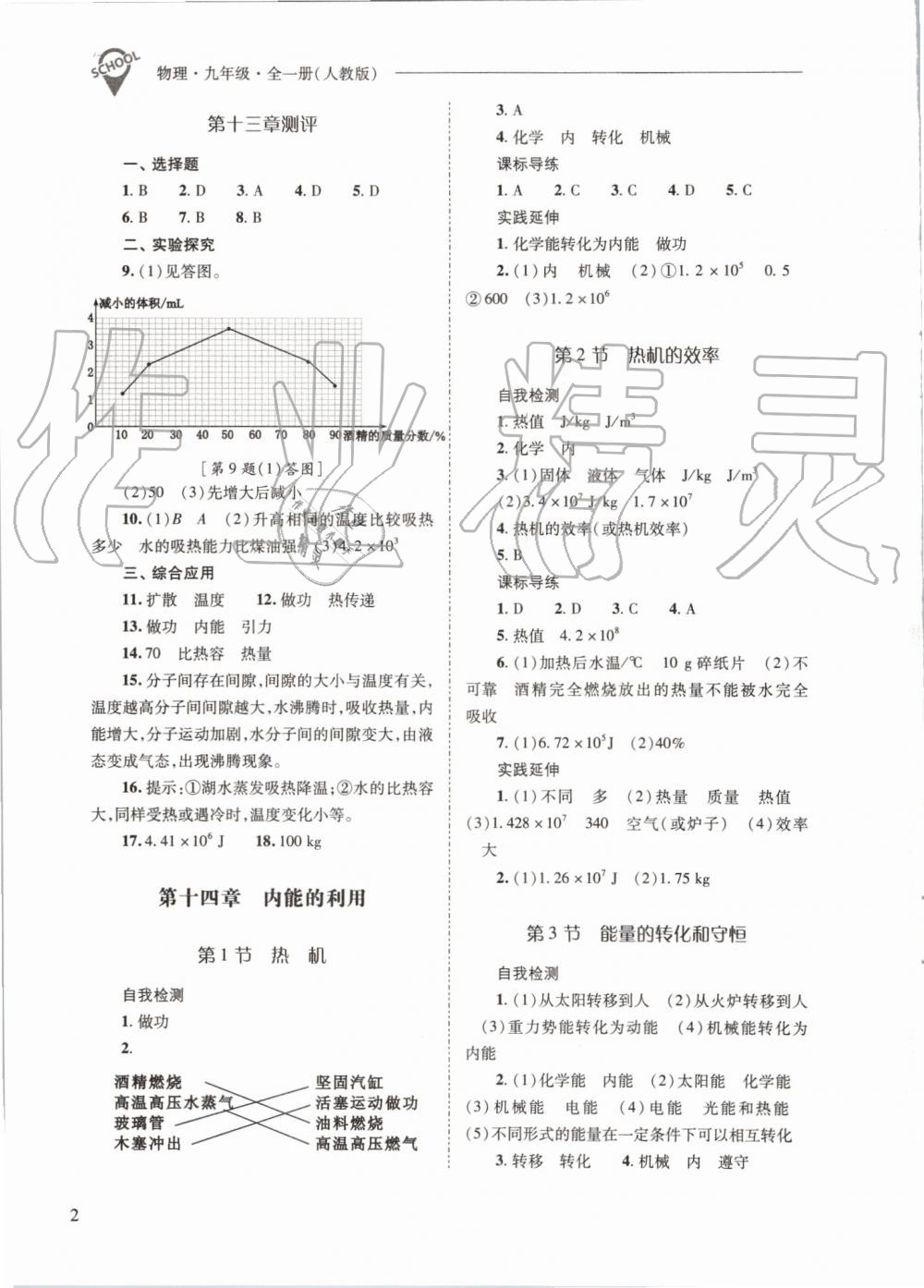 2019年新課程問題解決導(dǎo)學(xué)方案九年級物理全一冊人教版 第2頁