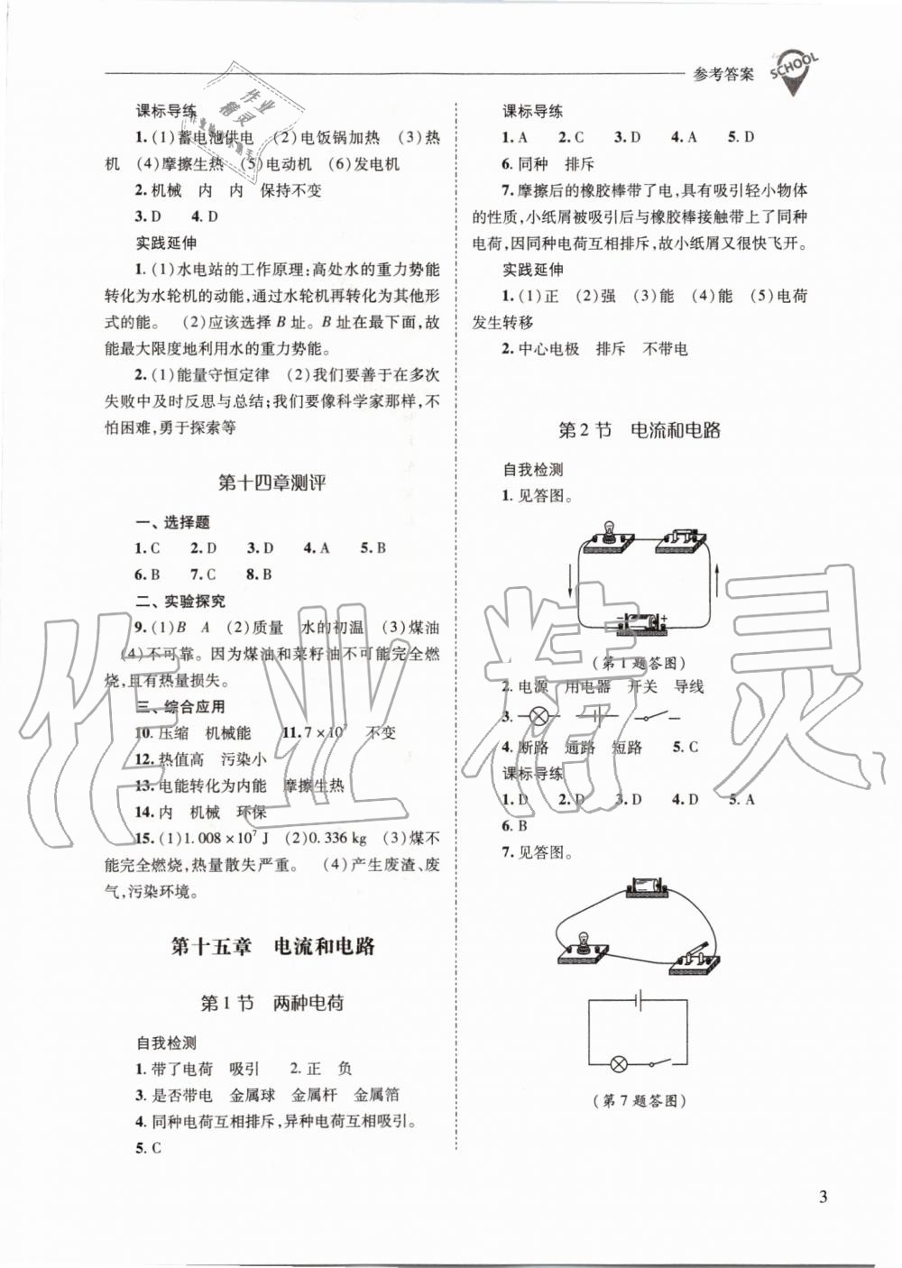 2019年新課程問題解決導(dǎo)學(xué)方案九年級(jí)物理全一冊(cè)人教版 第3頁(yè)