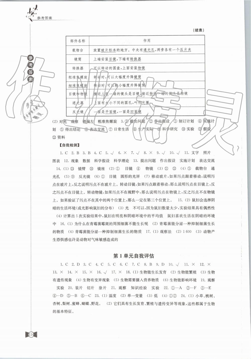 2019年學習與評價七年級生物學上冊蘇科版江蘇教育出版社 第2頁