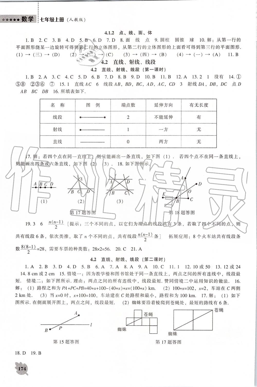 2019年新课程数学能力培养七年级上册人教版 第14页