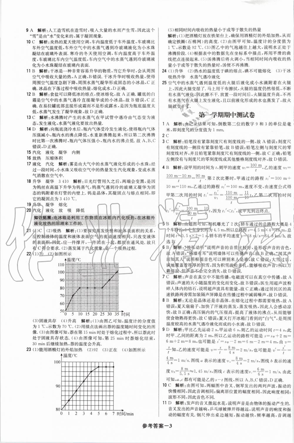 2019年1加1輕巧奪冠優化訓練八年級物理上冊人教版 第46頁