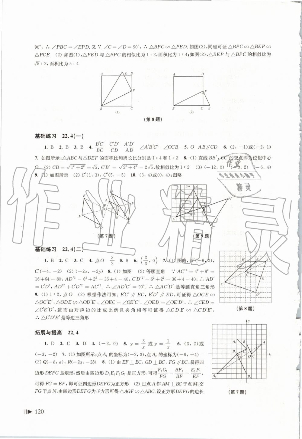 2019年初中數(shù)學(xué)同步練習(xí)九年級(jí)上冊(cè)滬科版上海科學(xué)技術(shù)出版社 第9頁