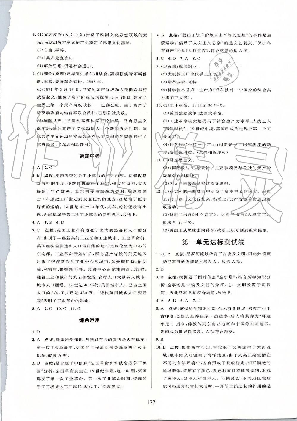 2019年三維數字課堂九年級世界歷史上冊人教版 第21頁