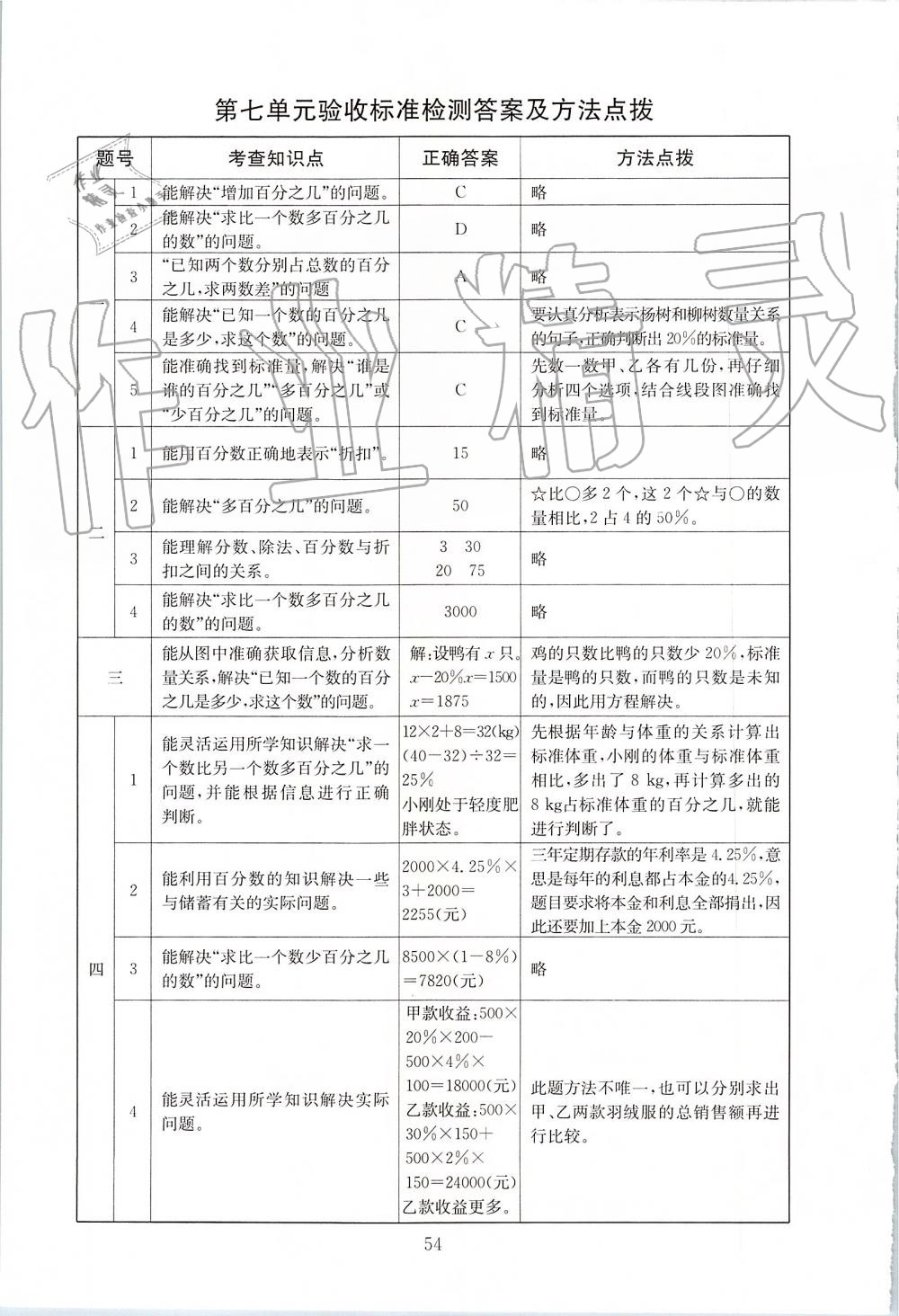 2019年海淀名師伴你學(xué)同步學(xué)練測六年級數(shù)學(xué)上冊北師大版 第18頁