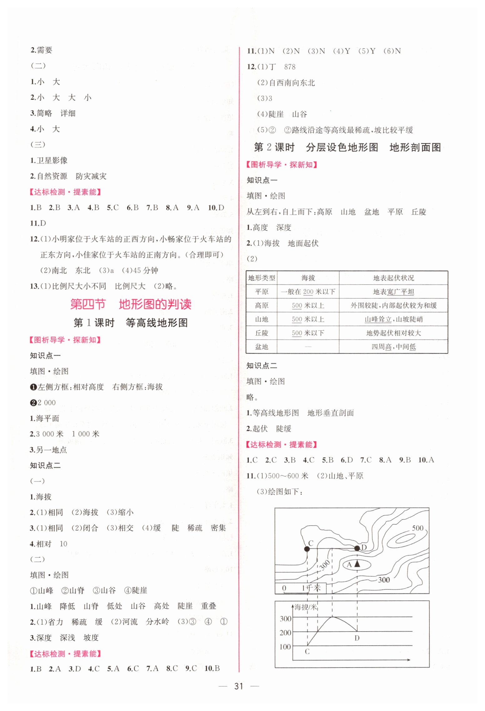 2019年同步學(xué)歷案課時練七年級地理上冊人教版 第3頁