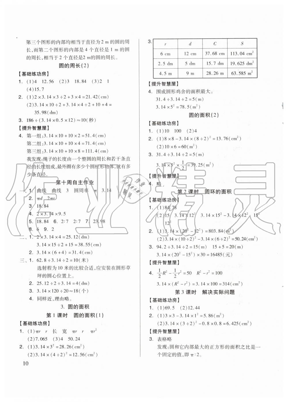 2019年新思維伴你學(xué)六年級數(shù)學(xué)上冊人教版 第10頁