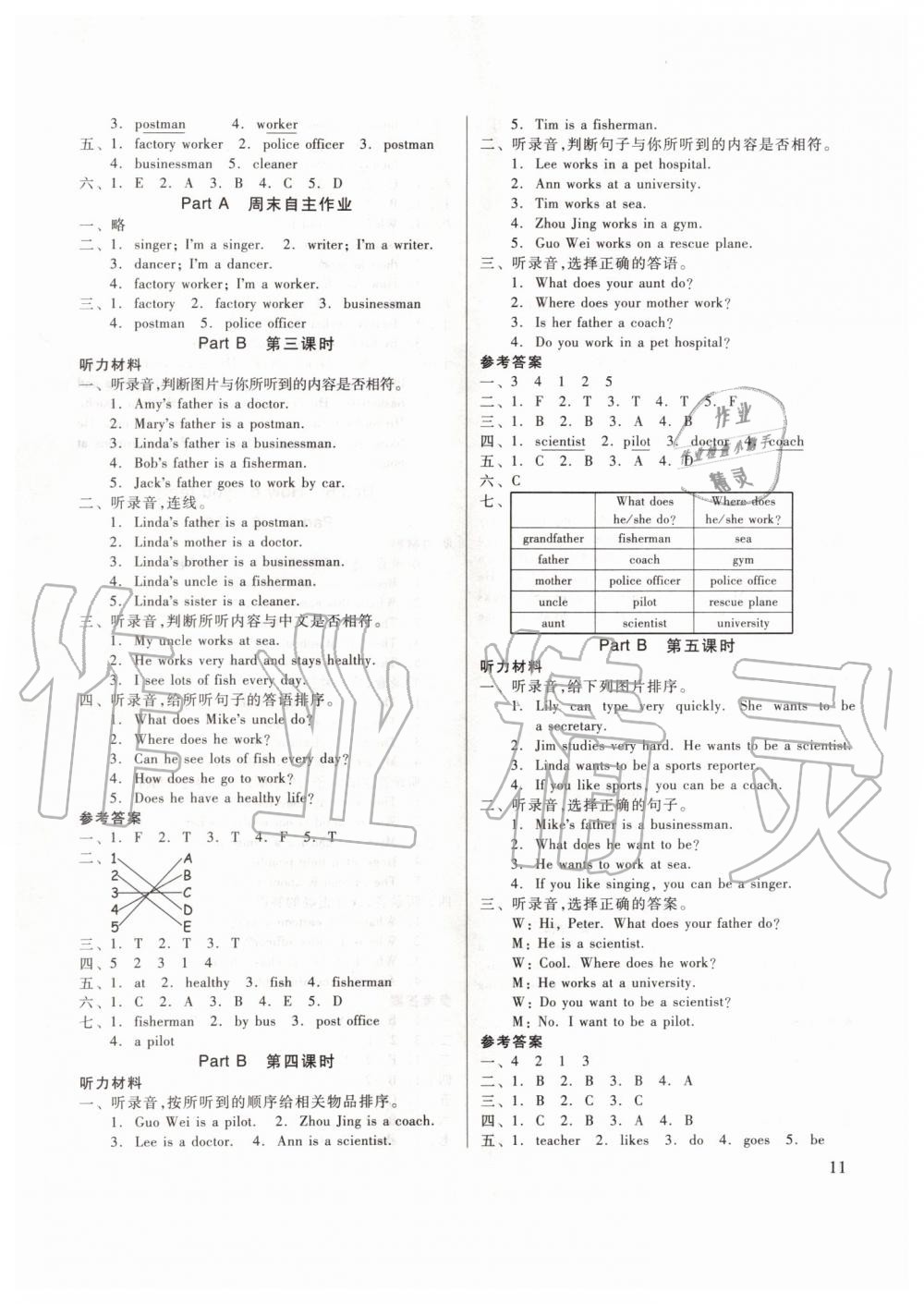 2019年新思維伴你學(xué)六年級英語上冊人教版 第11頁