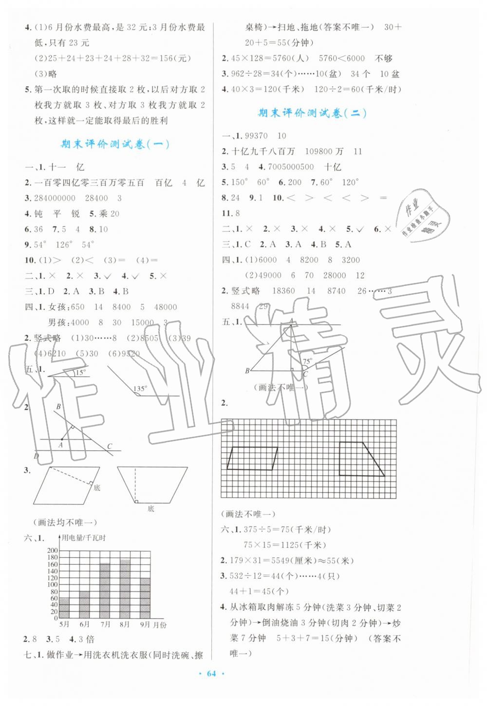 2019年小學同步測控優(yōu)化設(shè)計四年級數(shù)學上冊人教版增強版 第16頁