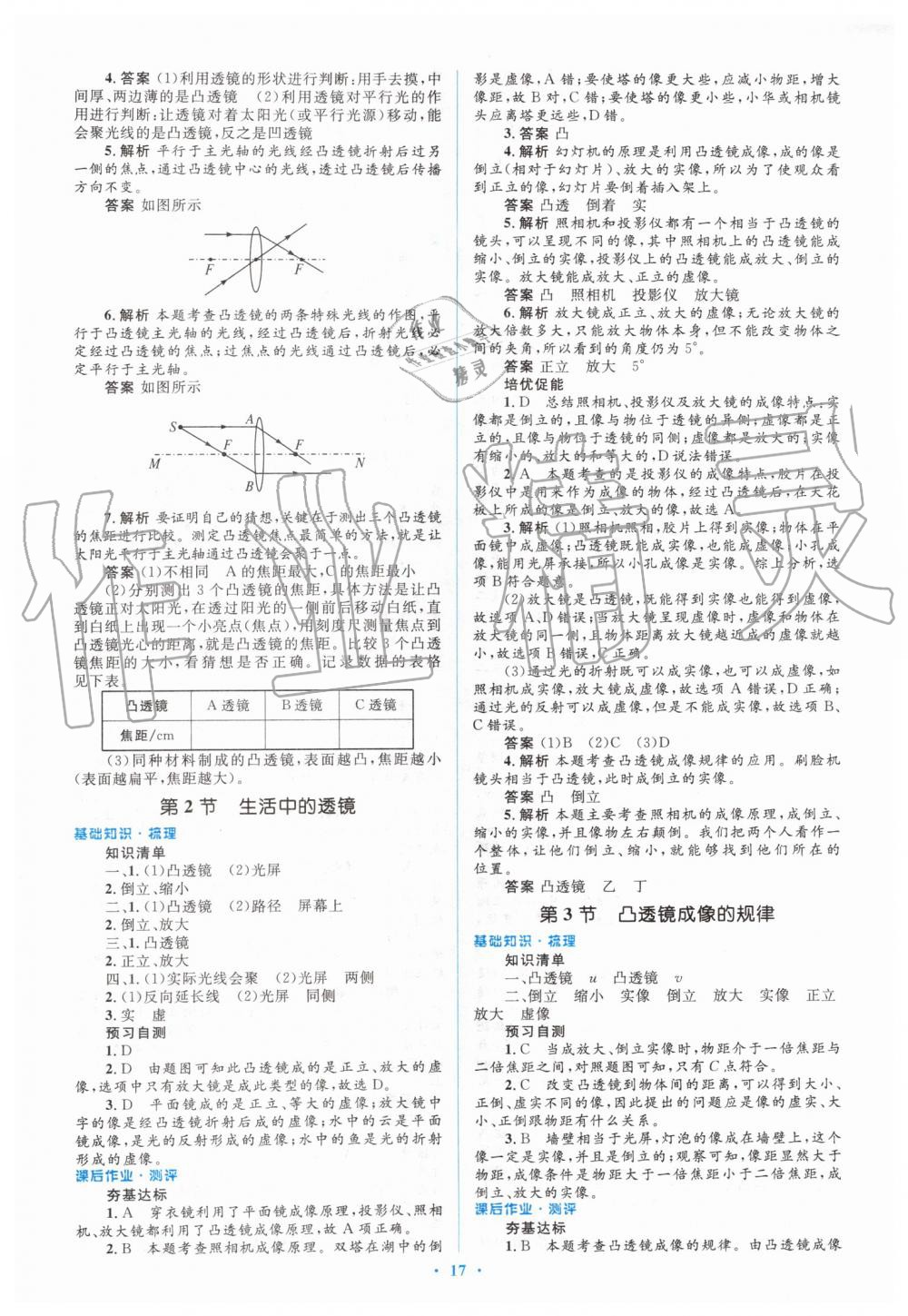 2019年人教金學(xué)典同步解析與測(cè)評(píng)學(xué)考練八年級(jí)物理上冊(cè)人教版 第17頁(yè)