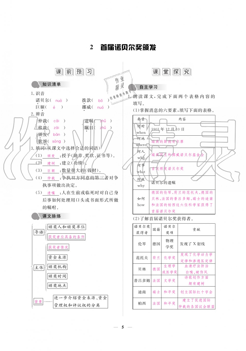 2019年一課一練創(chuàng)新練習(xí)八年級(jí)語文上冊(cè)人教版 第5頁