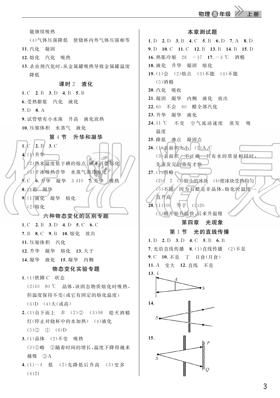 2019年智慧學(xué)習(xí)天天向上課堂作業(yè)八年級物理上冊人教版 第3頁