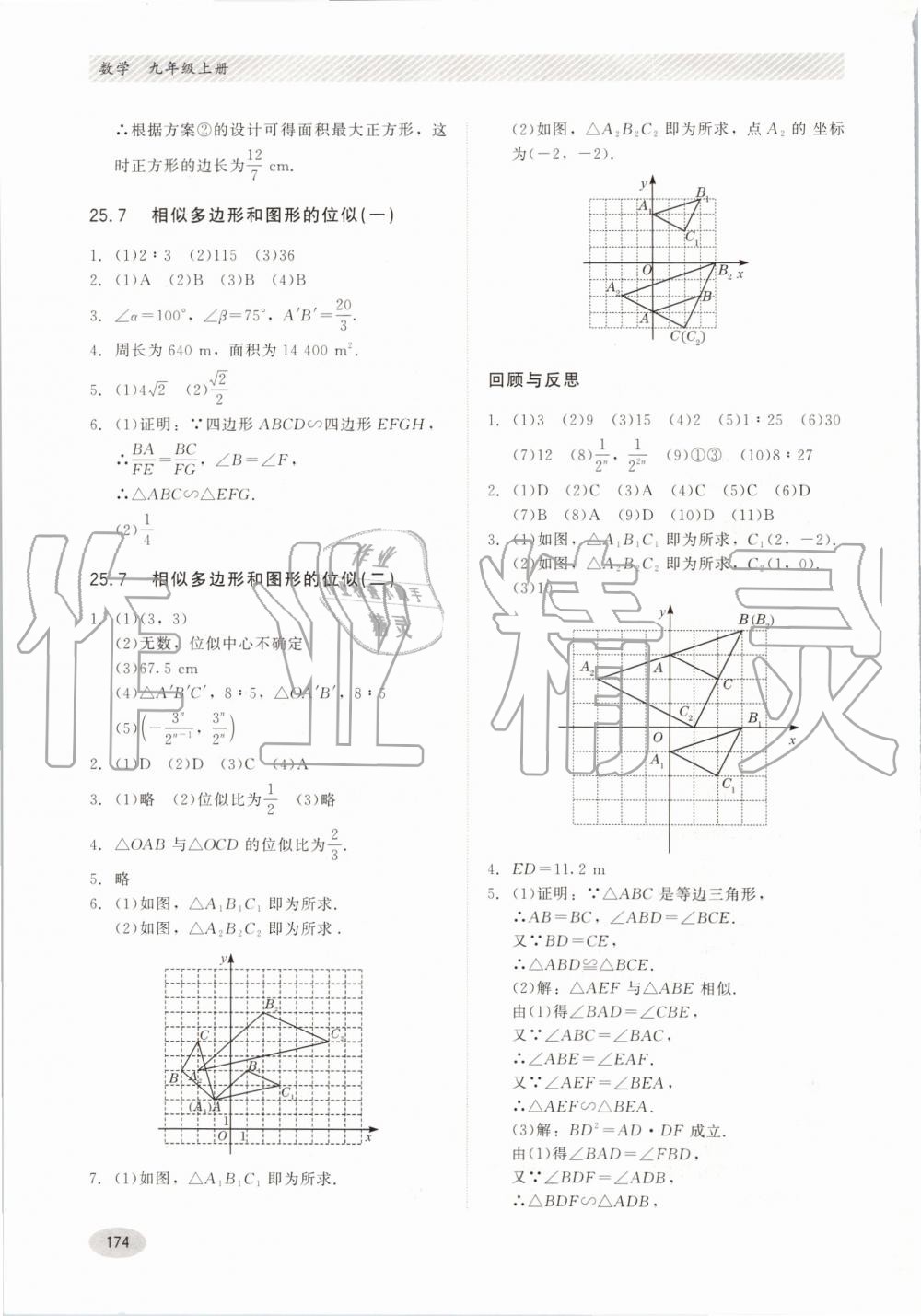 2019年同步练习册九年级数学上册冀教版河北教育出版社 第14页