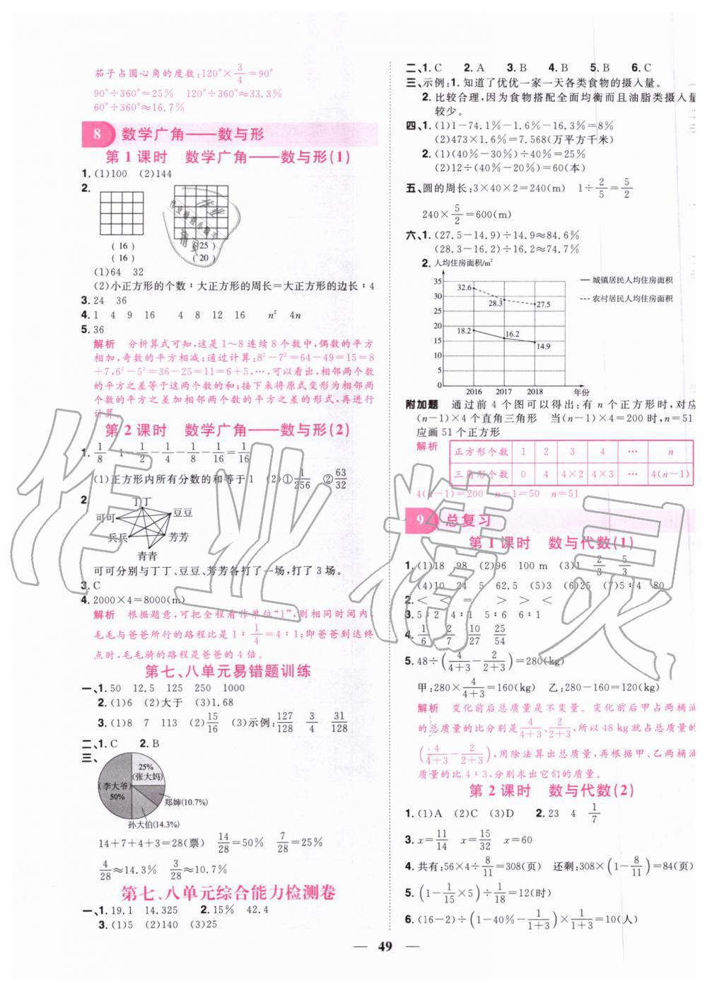 2019年陽(yáng)光同學(xué)課時(shí)達(dá)標(biāo)訓(xùn)練六年級(jí)數(shù)學(xué)上冊(cè)人教版浙江專版 第13頁(yè)