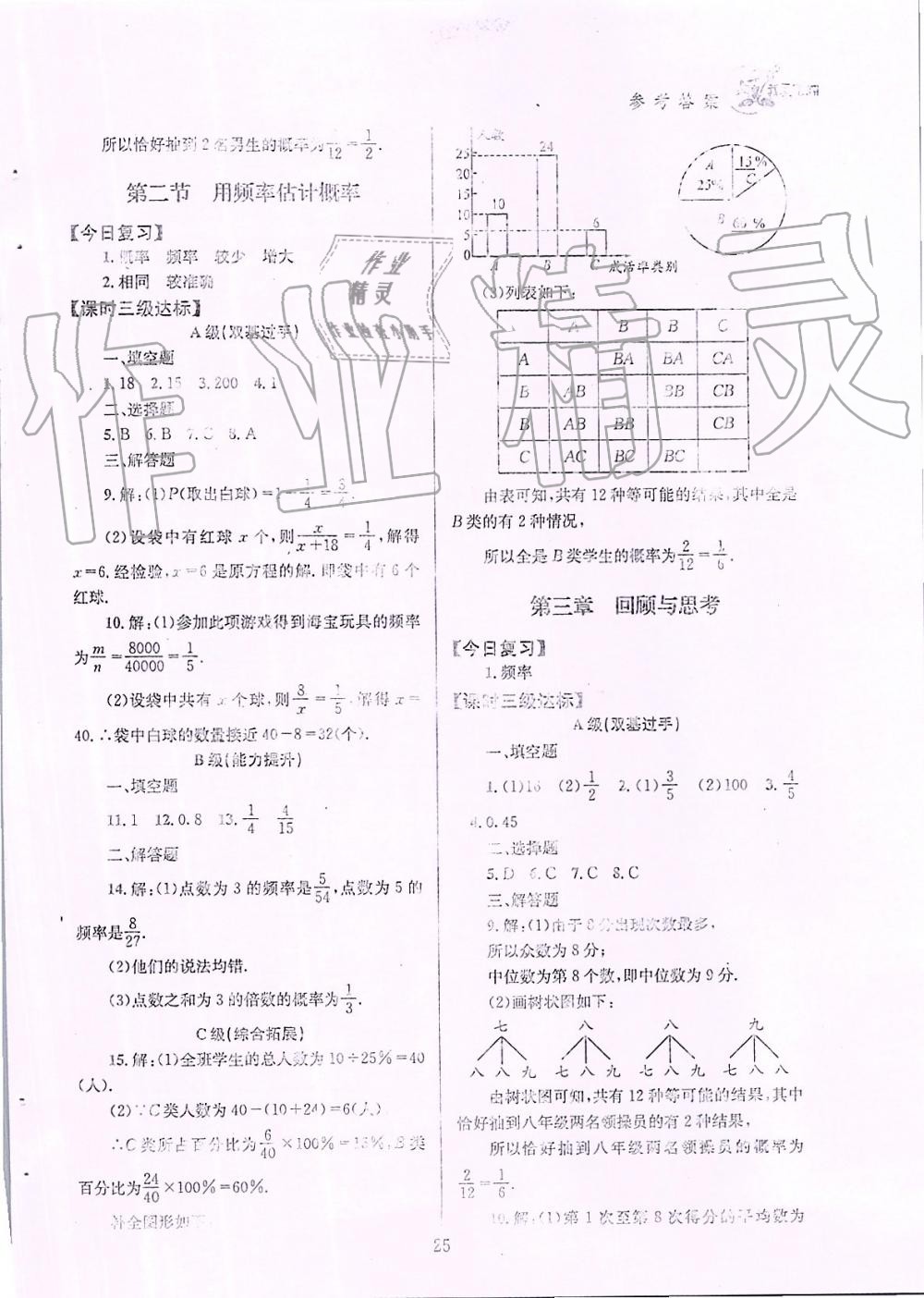 2019年天府前沿課時(shí)三級(jí)達(dá)標(biāo)九年級(jí)數(shù)學(xué)上冊(cè)北師大版 第25頁