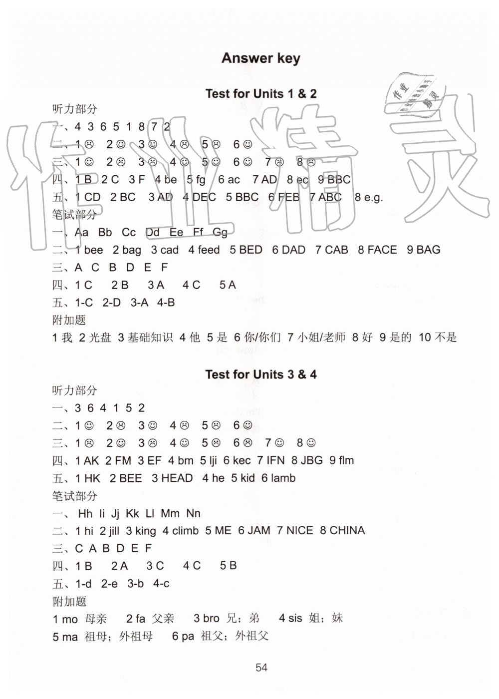 2019年課課練小學(xué)英語(yǔ)活頁(yè)卷三年級(jí)上冊(cè)譯林版 第1頁(yè)