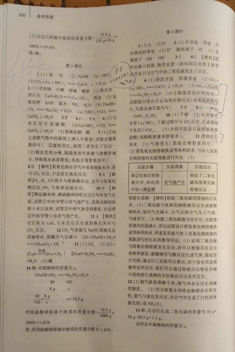 2019年基礎(chǔ)訓(xùn)練九年級(jí)化學(xué)全一冊(cè)人教版大象出版社 第20頁(yè)