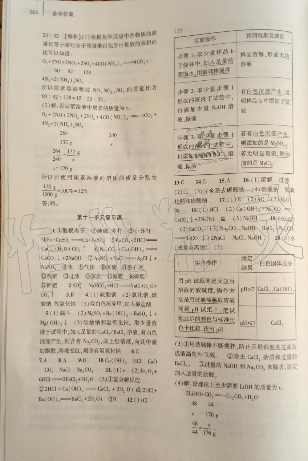 2019年基礎(chǔ)訓(xùn)練九年級化學(xué)全一冊人教版大象出版社 第24頁