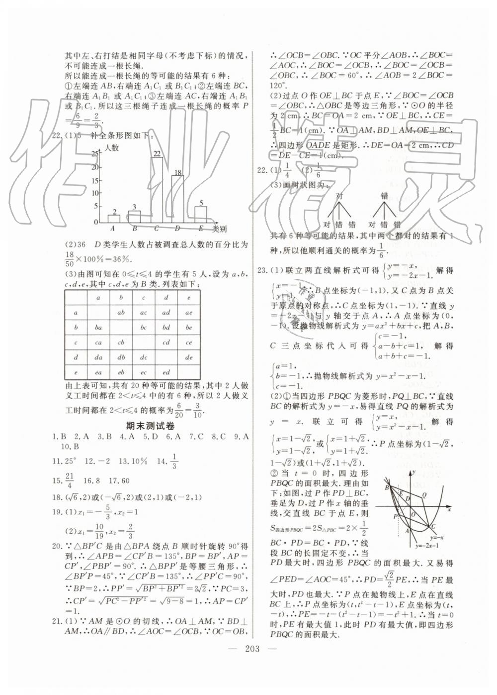 2019年新起点作业本九年级数学上册人教版河南专版 第35页