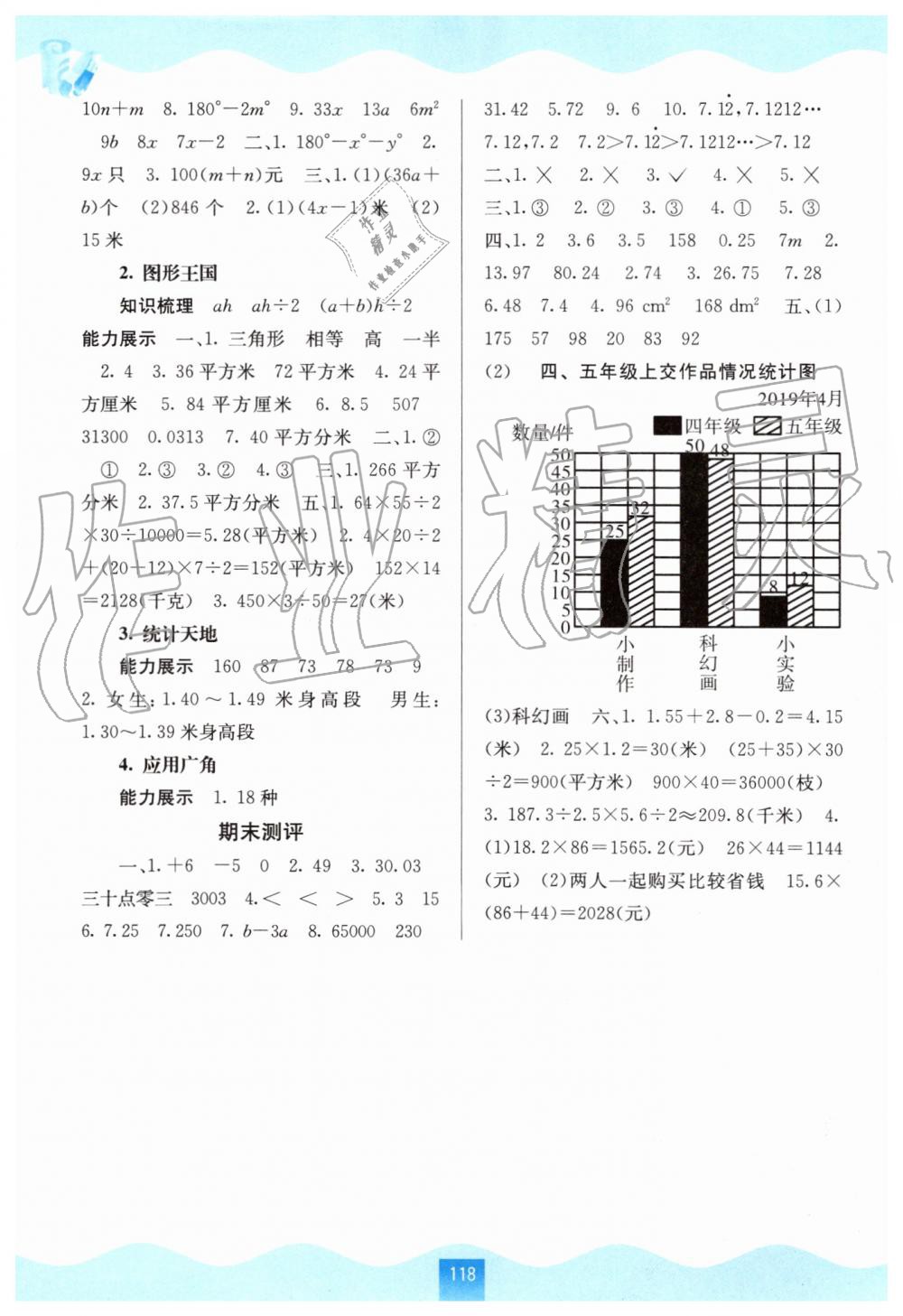 2019年自主學習能力測評五年級數(shù)學上冊蘇教版 第8頁