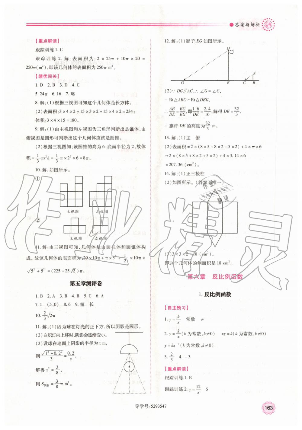 2019年绩优学案九年级数学上册北师大版 第29页