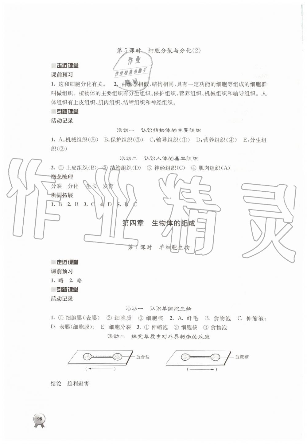 2019年伴你學(xué)七年級生物學(xué)上冊蘇教版 第6頁