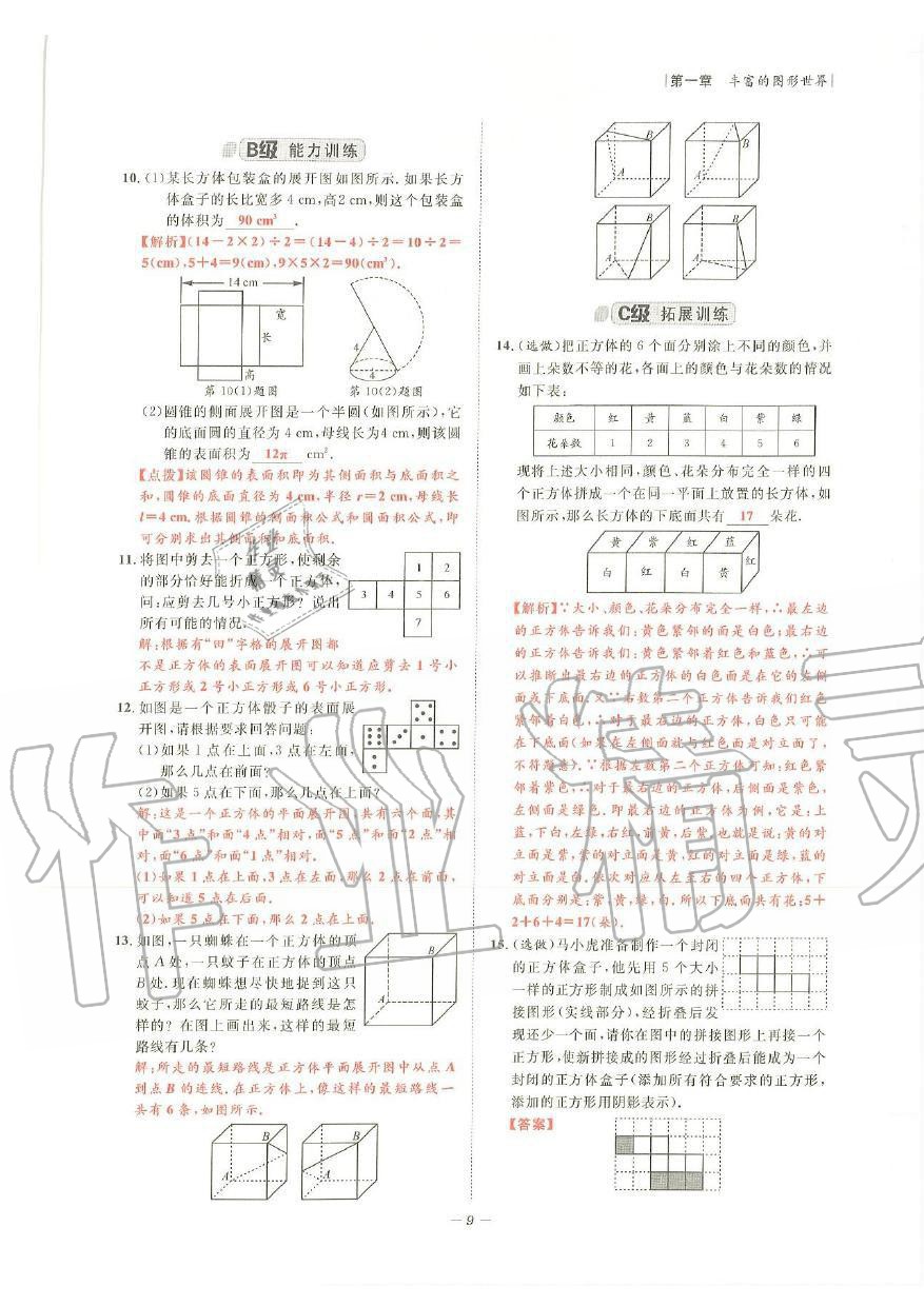 2019年課外培優(yōu)階梯訓練初數(shù)一號七年級數(shù)學上冊北師大版 第6頁