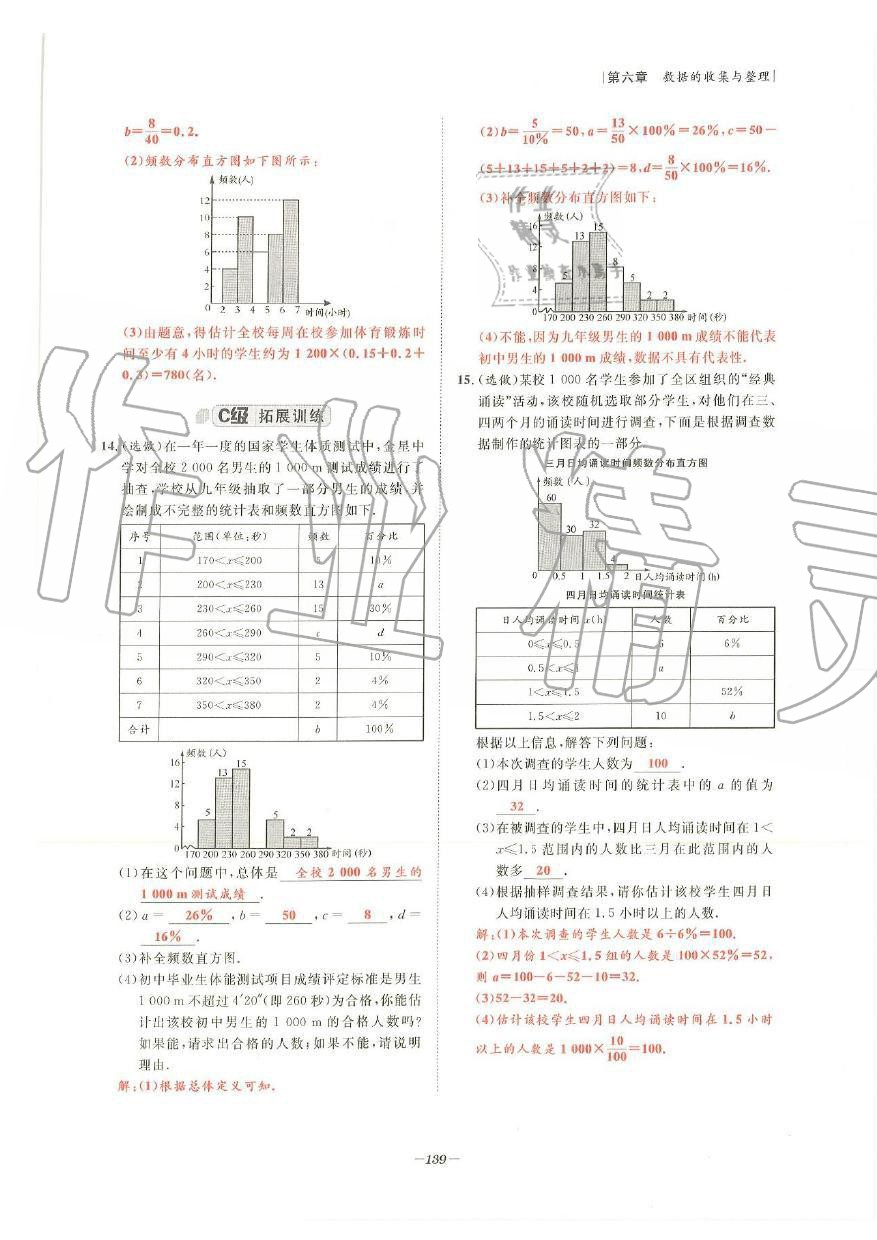 2019年課外培優(yōu)階梯訓練初數一號七年級數學上冊北師大版 第136頁