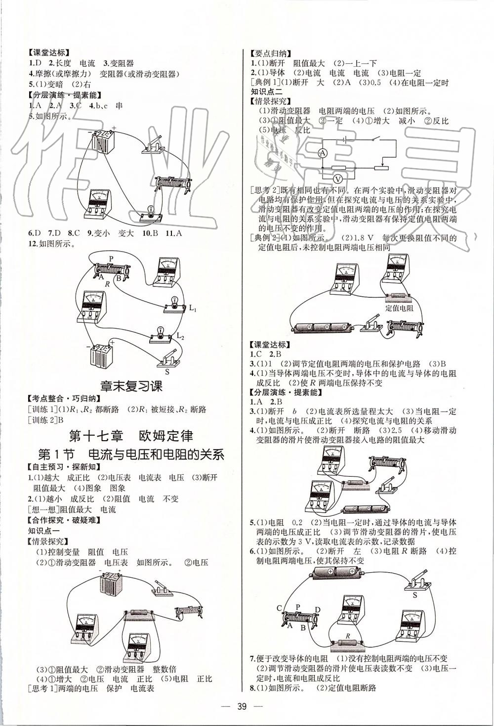 2019年同步學(xué)歷案課時(shí)練九年級(jí)物理上冊(cè)人教版河北專版 第7頁