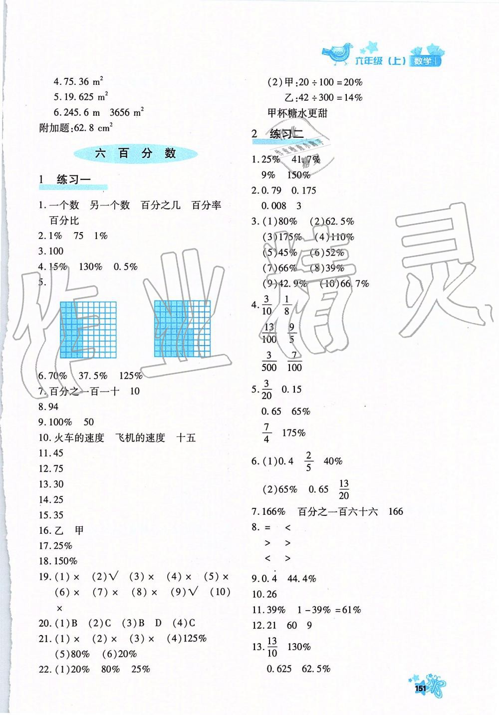 2019年新教材同步導(dǎo)學(xué)優(yōu)化設(shè)計(jì)課課練六年級(jí)數(shù)學(xué)上冊(cè)人教版 第19頁