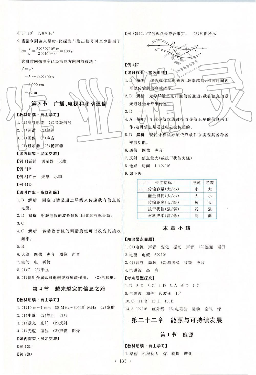 2019年能力培養(yǎng)與測(cè)試九年級(jí)物理全一冊(cè)人教版 第19頁(yè)