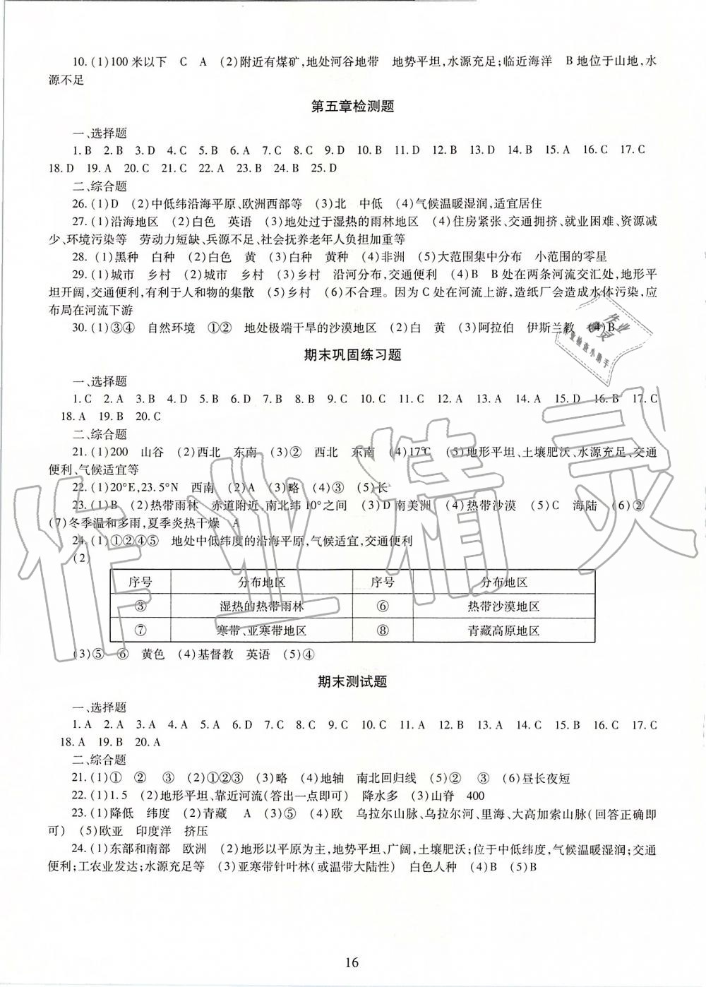 2019年智慧學習七年級地理上冊商務星球版 第16頁