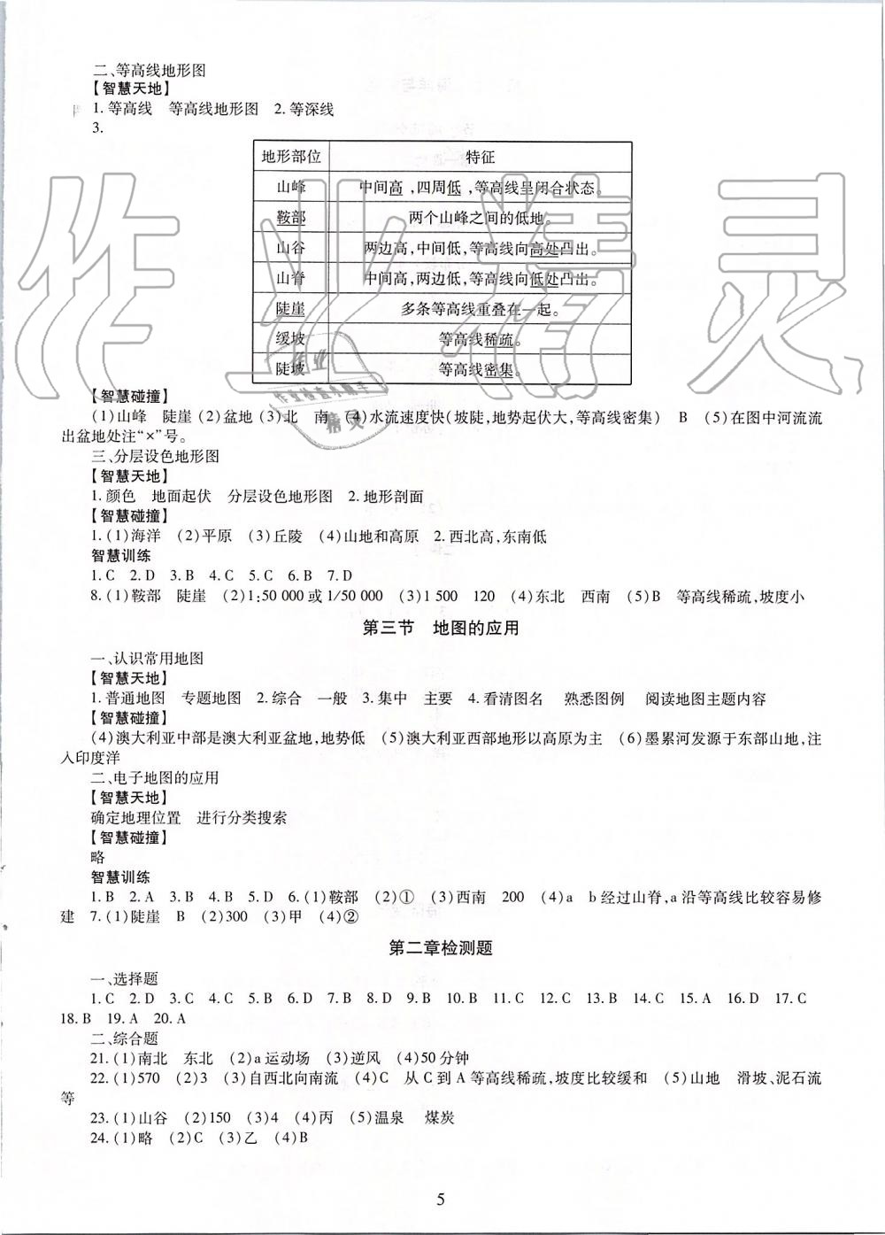 2019年智慧學(xué)習(xí)七年級(jí)地理上冊(cè)商務(wù)星球版 第5頁