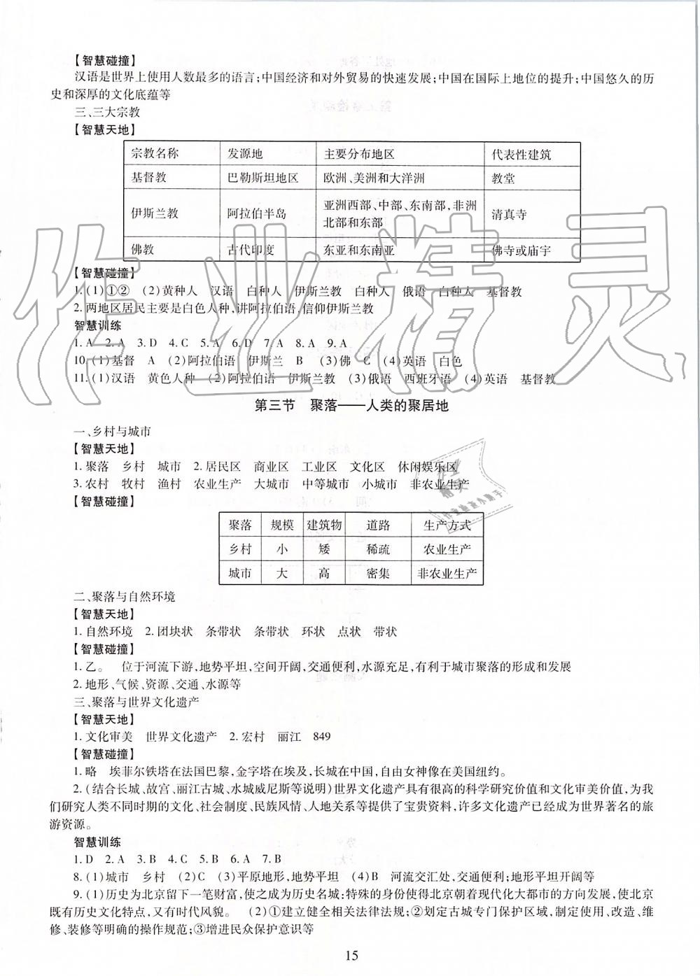 2019年智慧學(xué)習(xí)七年級地理上冊商務(wù)星球版 第15頁