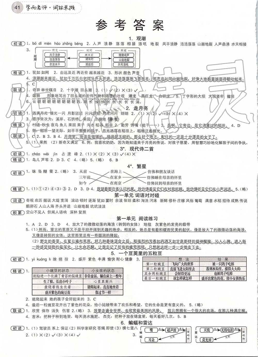 2019年學(xué)而老師詞林采擷四年級(jí)語文上冊(cè)人教版 第1頁