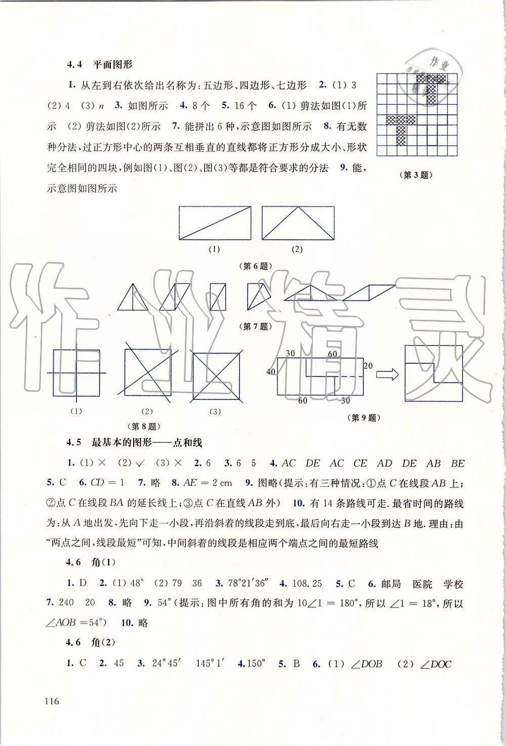 2019年同步練習冊七年級數(shù)學上冊華師大版華東師范大學出版社 第13頁