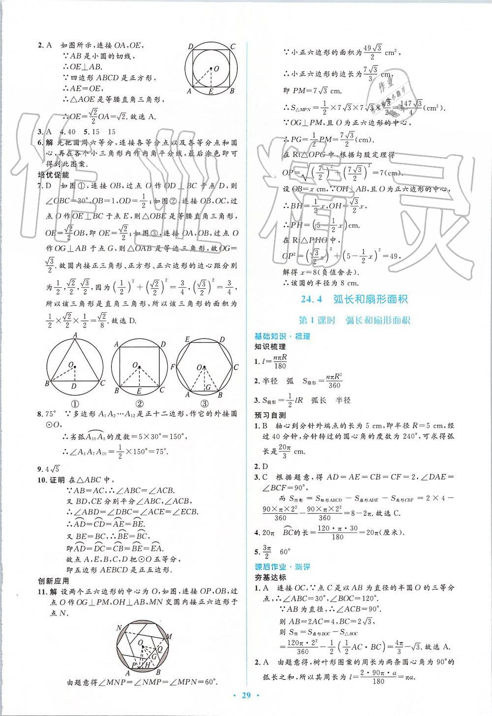 2019年人教金學(xué)典同步解析與測(cè)評(píng)學(xué)考練九年級(jí)數(shù)學(xué)上冊(cè)人教版 第29頁