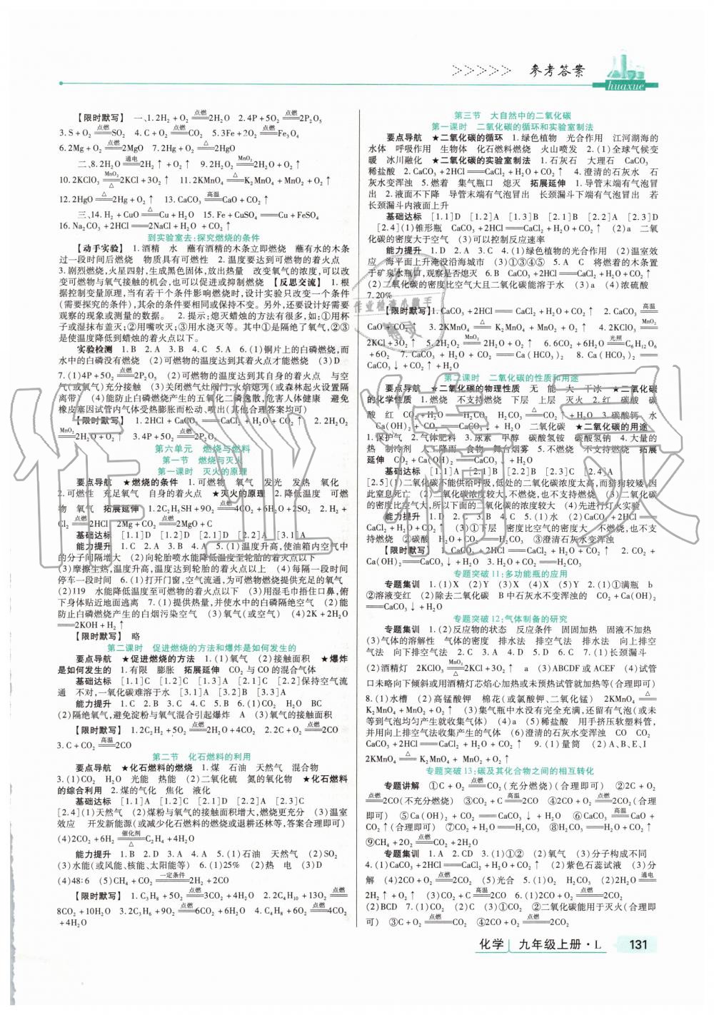2019年高分突破課時(shí)達(dá)標(biāo)講練測(cè)九年級(jí)化學(xué)上冊(cè)魯教版 第5頁(yè)