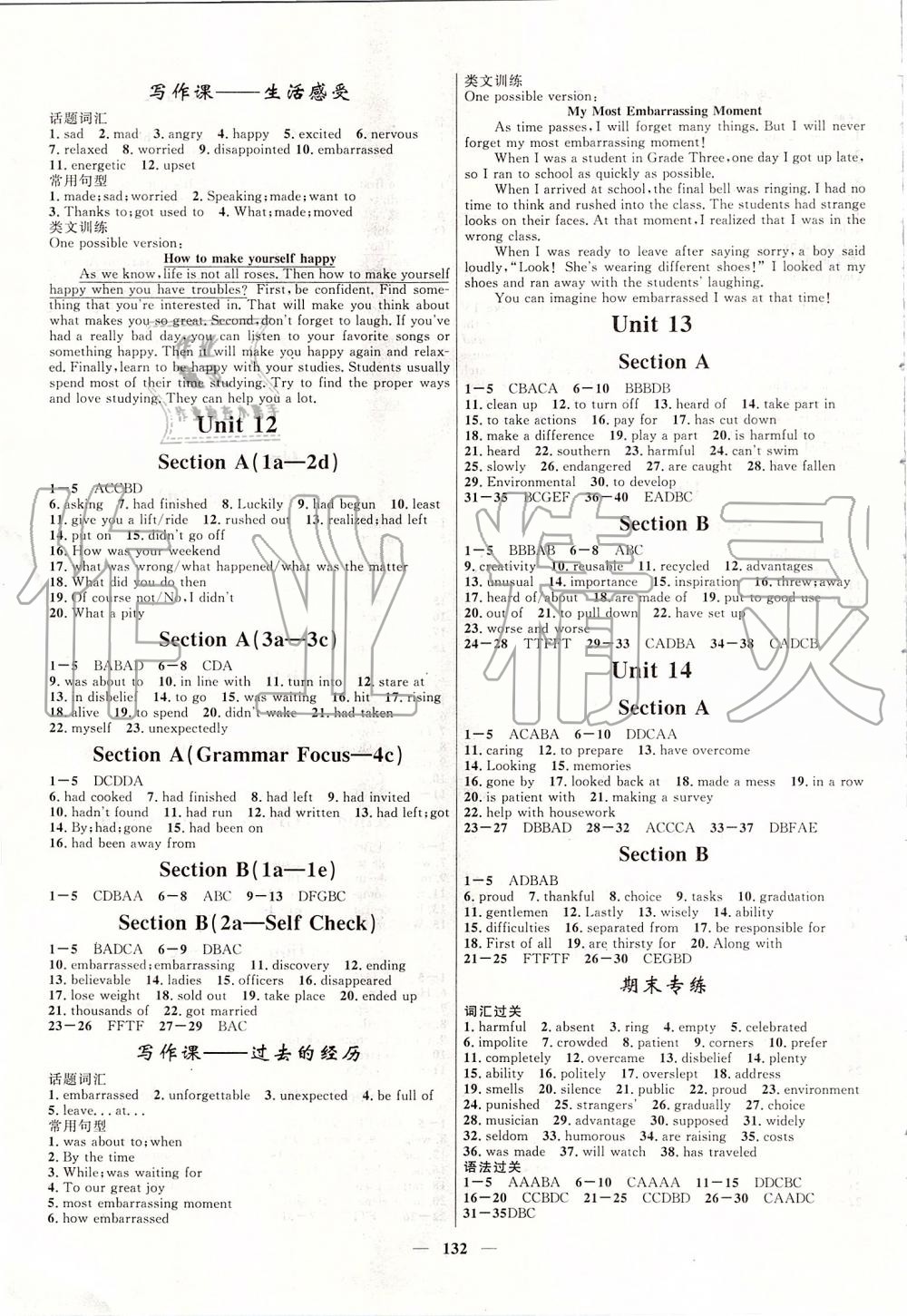 2019年奪冠百分百新導(dǎo)學(xué)課時(shí)練九年級(jí)英語(yǔ)全一冊(cè)人教版 第6頁(yè)